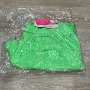 Lilly Pulitzer Taron Linen Pant in Lime Zest